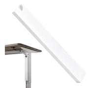Cable Track - Aluminum 13.8 Inches Magnetic Under Desk Leg | Cord Hider Organizer Cable Runner | For Computer Keyboard Kitchen Appliances Tables Bookshelves Countertops Use