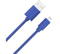 CABLE USB A/LIGHTNING 2.4A 1M CABLE AZUL