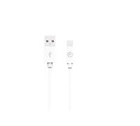 CABLE USB A/LIGHTNING 2.4A 2M CABLE BLANCO