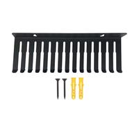 Cable Wall Clips - Wall Mounted Cable Hanger, 13 Slots Steel Cord Management | Cord Organizer Rack Walls Mounted Easy To Install Cables Management For Server Rooms Workbenches Homes