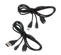 cablecc 2 cavi di ricarica USB magnetici per smart watch da tipo C e tipo A a 2 pin a 4 pin, compatibile con Garmin Shokz