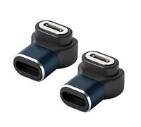 cablecc 2 pezzi/lotto adattatore di ricarica verticale USB Type-C a 2 pin magnetico per smartwatch compatibile con IMOO Z6 Z6S Z6Pro Z7 Z7A Z7S Z8 Z8A Z9 Z10 Z11