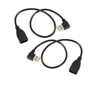 cablecc 2 pezzi/set tipo USB 2.0 tipo A maschio sinistro e destro ad angolo retto su presa USB 90 gradi tipo prolunga 40 cm