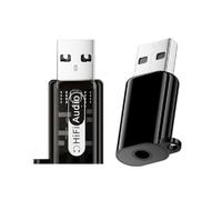 cablecc 2 pz/lotto USB2.0 Tipo-A maschio a 3,5 mm femmina TRS TRRS Audio AUX & MIC scheda audio 24bit 96kHz adattatore compatibile con computer portatile desktop