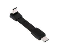 Cablecc 240W USB 5.0 Cavo piatto FPC da 80 Gbps, prolunga USB Type C maschio a maschio, angolazione verso l'alto a 90 gradi, 16K 8K 60Hz 5K, 67 mm