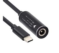 cablecc 3.5x1.3mm Ingresso DC Jack a USB-C Type-C Spina di Alimentazione Cavo di Ricarica per PD 9V 15V 20V 65W Laptop Phone