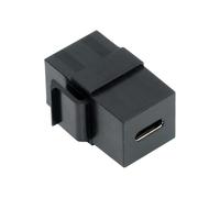 Cablecc 480 Mbps USB2.0 USB-C femmina a tipo C femmina prolunga Keystone Jack accoppiatore adattatore per piastra da parete pannello cavo USB