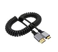 cablecc 4K 60hz Mini HDMI 1.4 maschio a maschio HDMI Stretch cavo a spirale connettore dritto per monitor HDTV Computer portatile