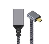 cablecc 4K Type-D 90 gradi verso il basso Micro HDMI 1.4 maschio a HDMI femmina cavo di prolunga per fotocamera DV MP4 DC Laptop