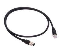 cablecc 4Pin Maschio M12 Tipo-D Codificato a RJ45 Cat5e Maschio Cavo LAN Ethernet Rete Applicazioni Industriali IP67 Patch Cord