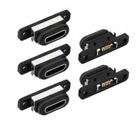 cablecc 5 pezzi/set 480 Mbit/s USB 2.0 tipo SMT fai da te OEM Micro B femmina con montaggio impermeabile