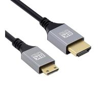 Cablecc 8K 4K Mini HDMI 2.1 Ultra Mince HDTV Hyper Flexible Slim Cord Type-A TO-C Cavo per la fotocamera HDTV 200cm