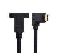 cablecc 90 gradi a sinistra e a destra, USB-C USB 3.1 tipo C maschio a femmina, cavo dati prolunga 30 cm