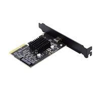 Cablecc Adaptateur USB 3.2 Gen2 Type-C 20 Gbps USB-C vers PCI-E 4X Express pour carte mère de bureau