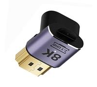 cablecc Adattatore da HDMI maschio a HDMI 2.1 femmina ad angolo verticale di 90 gradi UHD, supporto 8K 60hz HDTV