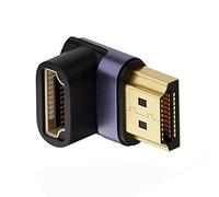 cablecc Adattatore di estensione HDMI maschio a HDMI 2.1 femmina verticale curvo a 90 gradi UHD 8K 60 Hz HDTV