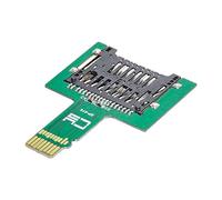 Cablecc Adattatore di estensione TF Micro SD maschio a scheda SD femmina PCBA SD/SDHC/SDXC UHS-III UHS-3 UHS-2