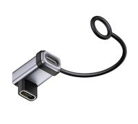 cablecc Adattatore di estensione USB5.0 80Gbps da 240 W femmina a femmina con cordino portachiavi 16K 8K 5K compatibile con USB4.0 Thunderbolt3/4/5