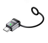 cablecc Adattatore di prolunga USB5.0 80Gbps da 240 W maschio a femmina dritto con cordino portachiavi 16K 8K 5K compatibile con USB4.0 Thunderbolt3/4/5