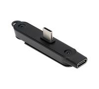 Cablecc Adattatore di Ricarica Rapida Pieghevole USB-C con Supporto per Telefono Integrato da 240W, Doppio Supporto, Staffa di Ricarica Durevole da Maschio a Femmina
