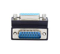 cablecc Adattatore DSUB D-subminiaturizzato a 90 gradi verso il basso 15 pin maschio a femmina prolunga connettore DB