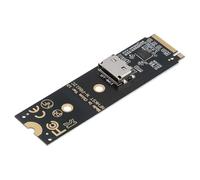 cablecc Adattatore host NVME 2280 PCIe 4.0 M.2 M-Key a Oculink SFF-8612 SFF-8611 con Redriver lineare per SSD U.2 eGPU su cavo lungo