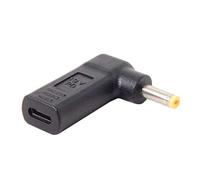 Cablecc - Adattatore USB 3.1 tipo C da USB-C a DC 19 V Emulatore PD ad angolo di 90 gradi (4,0 x 1,7 mm)