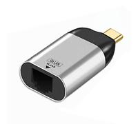 Cablecc Adattatore di rete LAN Gigabit Ethernet da USB-C USB 3.1 a 1000Mbps per computer portatile