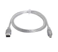 Cablecc - Cavo adattatore da 1394 6 pin a Firewire 400 IEEE 1394 4 pin maschio iLink per fotocamera e videocamera