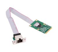 cablecc Cavo adattatore RJ45 2,5 Gbps 2500 Mbps a mini PCI-E PCI Express 1000 Mbps GBE Gigabit Ethernet LAN per scheda madre desktop