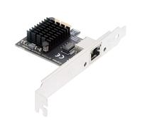 cablecc Cavo adattatore RJ45 a porta singola 2500 Mbps 2,5 Gbps a PCI Express 1 x PCI-E 1000 Mbps GBE Gigabit Ethernet LAN cavo adattatore per scheda madre desktop