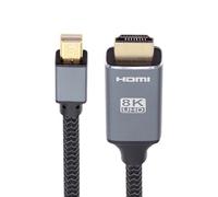 cablecc Cavo da mini DisplayPort 1.4 a HDMI maschio da Mini-DP a HDMI 2.0 Display UHD 4K da 8K a HDMI 2.0, 1,8 m