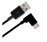 Cablecc Cavo da USB 3.1 tipo C USB-C a USB 2.0 ad angolo retto da 2 m per tablet e telefoni cellulari, colore: bianco