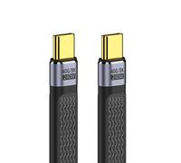 cablecc Cavo dati 8K piatto sottile FPC Type-C USB-C a USB4 da 240W a 100W maschio a maschio per laptop e telefono
