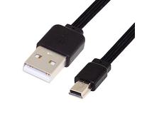 Cablecc Cavo Dati Piatto Sottile FPC USB 2.0 Tipo A a Mini USB 5 Pin per FPV, Disco e Telefono, 13 cm