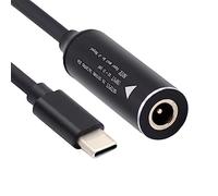 cablecc Cavo di ricarica da jack CC a USB-C di tipo C per PD 9 V 15 V 20 V 65 W per telefono portatile PD 9 V 15 V 20 V 65 W