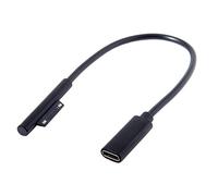 Cablecc Cavo di ricarica per laptop da CC 15 V tipo C femmina a Surface Pro3 Pro4 Pro5 Pro6 Book Pro