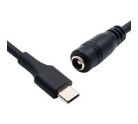 CableCC - Cavo di ricarica prolunga da USB 3.1 di tipo C a jack CC, 5,5 x 2,5 mm, per MacBook Apple, lungo 10 cm
