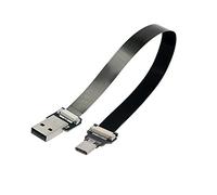 cablecc Cavo FPC piatto e sottile da USB 2.0 tipo A maschio a USB-C tipo C maschio, per FPV, disco e telefono, 20 cm