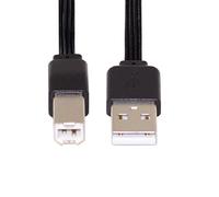 cablecc Cavo FPC piatto sottile da USB 2.0 tipo A maschio a maschio tipo B maschio per scanner, dischi e stampanti, 13 cm