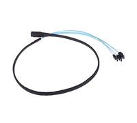 Cablecc - Cavo interno Mini SAS SFF-8087Host a 4 SATA 7pin Target Hard Disk 6 Gbps Data Server Raid Cable 100 cm