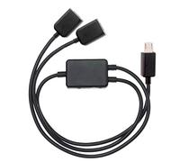 Cablecc - Cavo micro USB a doppia porta micro USB femmina per computer portatile, mouse e flash disk
