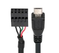 cablecc Cavo USB 2.0 a 9 pin 10 pin per scheda madre micro USB 5 pin per mini monitor sensore pannello fotocamera 50 cm