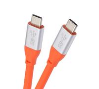 cablecc Cavo USB 3.2 da maschio a maschio, ultra morbido, ad alta flessibilità, 8K, 5K, 4K, USB 4.0, ultra flessibile, 300 cm, 20 Gbps, 100 W