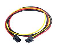 cablecc Connettore ATX Molex Micro-Fit Cavo di alimentazione da 4 pin maschio a maschio 60 cm