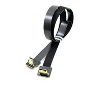 Cablecc CYFPV 90 gradi angolare FPV Micro HDMI maschio a Mini HDMI FPC cavo piatto 50 cm per foto aeree FPV HDTV multicopter