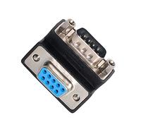 cablecc DB9P maschio a femmina D-Sub RS232 9Pin adattatore di prolunga 90 gradi verso l'alto