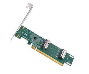 Cablecc Dual MCIO 8i Mini Cool Edge IO SFF-TA-1016 VROC a PCIE5.0 PCI-Express 16x adattatore RAID virtuale per scheda grafica SSD della scheda madre