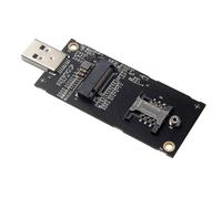 Cablecc Key-B M.2 NGFF WWAN a USB 3.0 Adattatore Riser Card con Slot SIM per 3G/4G/5G LTE Wireless Module Modem Card