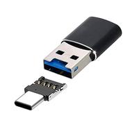 cablecc Lettore di schede da USB 3.0 a Micro SD SDXC TF con adattatore OTG micro tipo C USB-C per tablet/telefono cellulare
